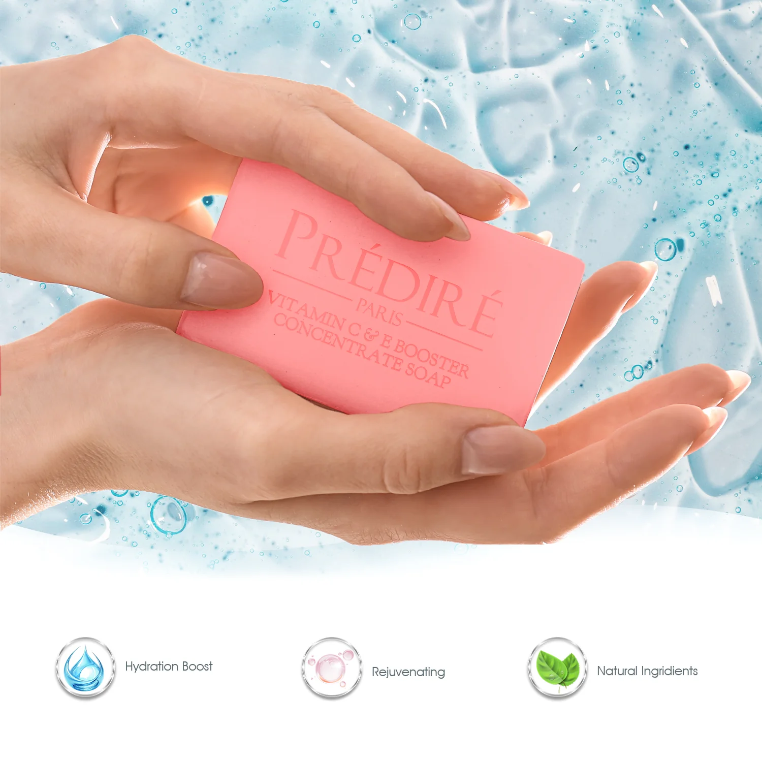 Vitamin C & E Booster Concentrate Soap | Extreme Hygiene Anti-Bacterial Soap - (2 Pack Bundle) - Image 3