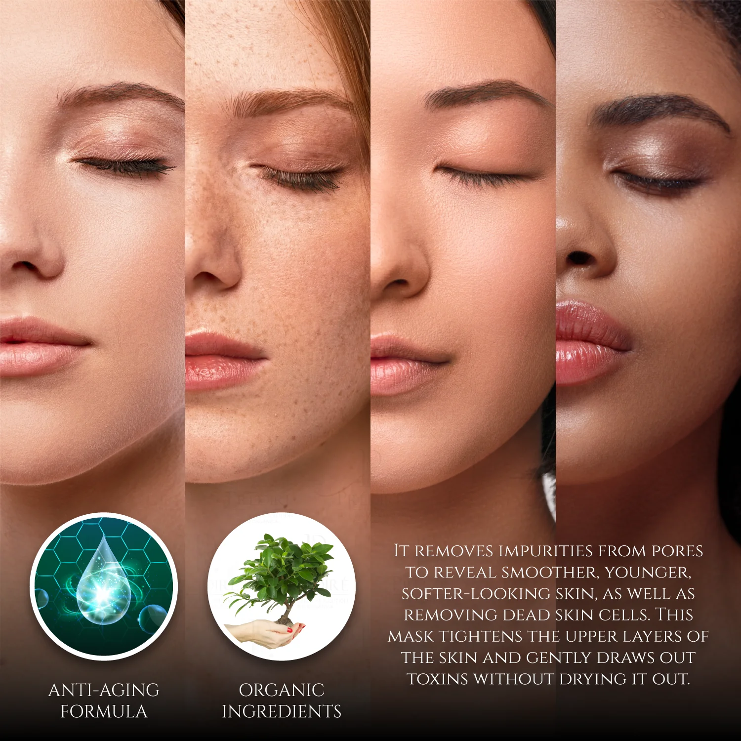 Triple Acting Facial Cleansing Scrub Powered by Bio Organica Collagen Technology - Image 5